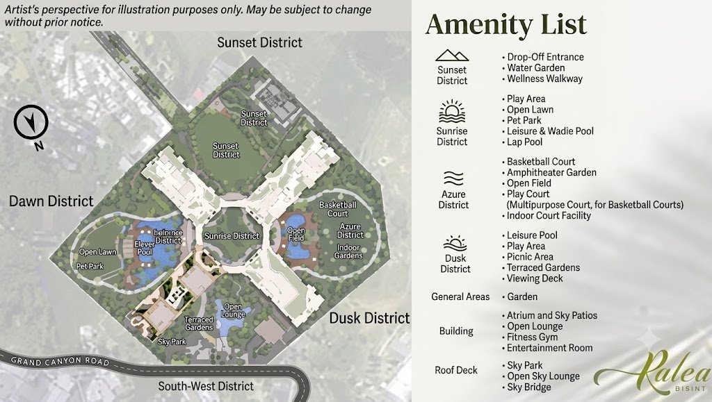 Kalea Heights community amenities list