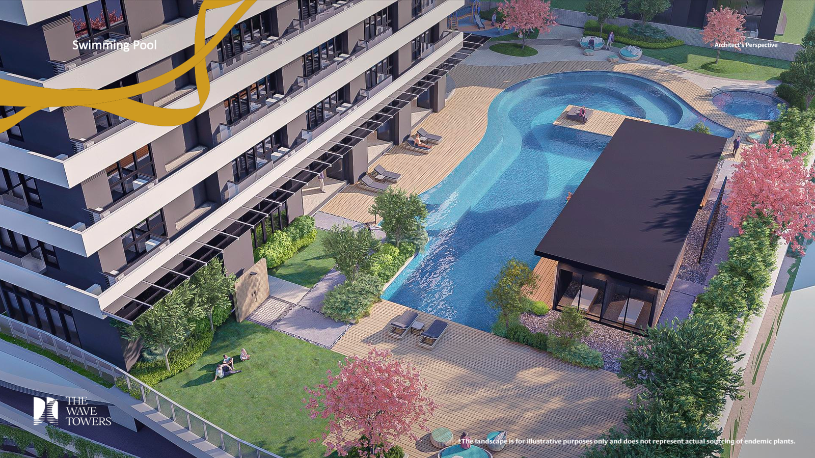 The Wave Towers amenity landscape plan